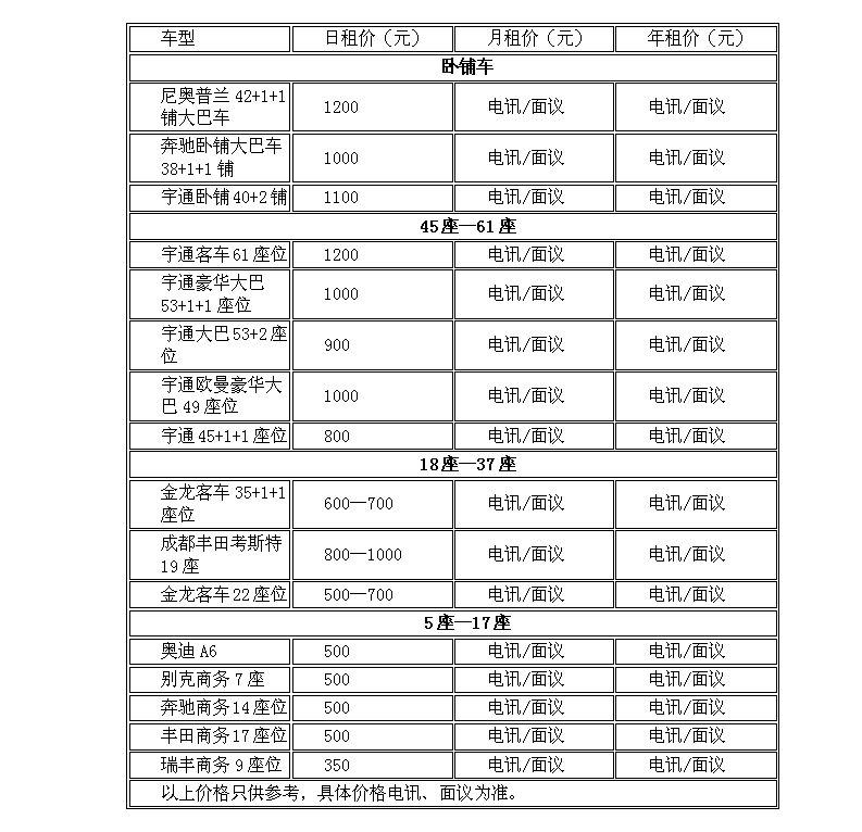 鄭州大巴租賃帶司機(jī)多少錢一天?